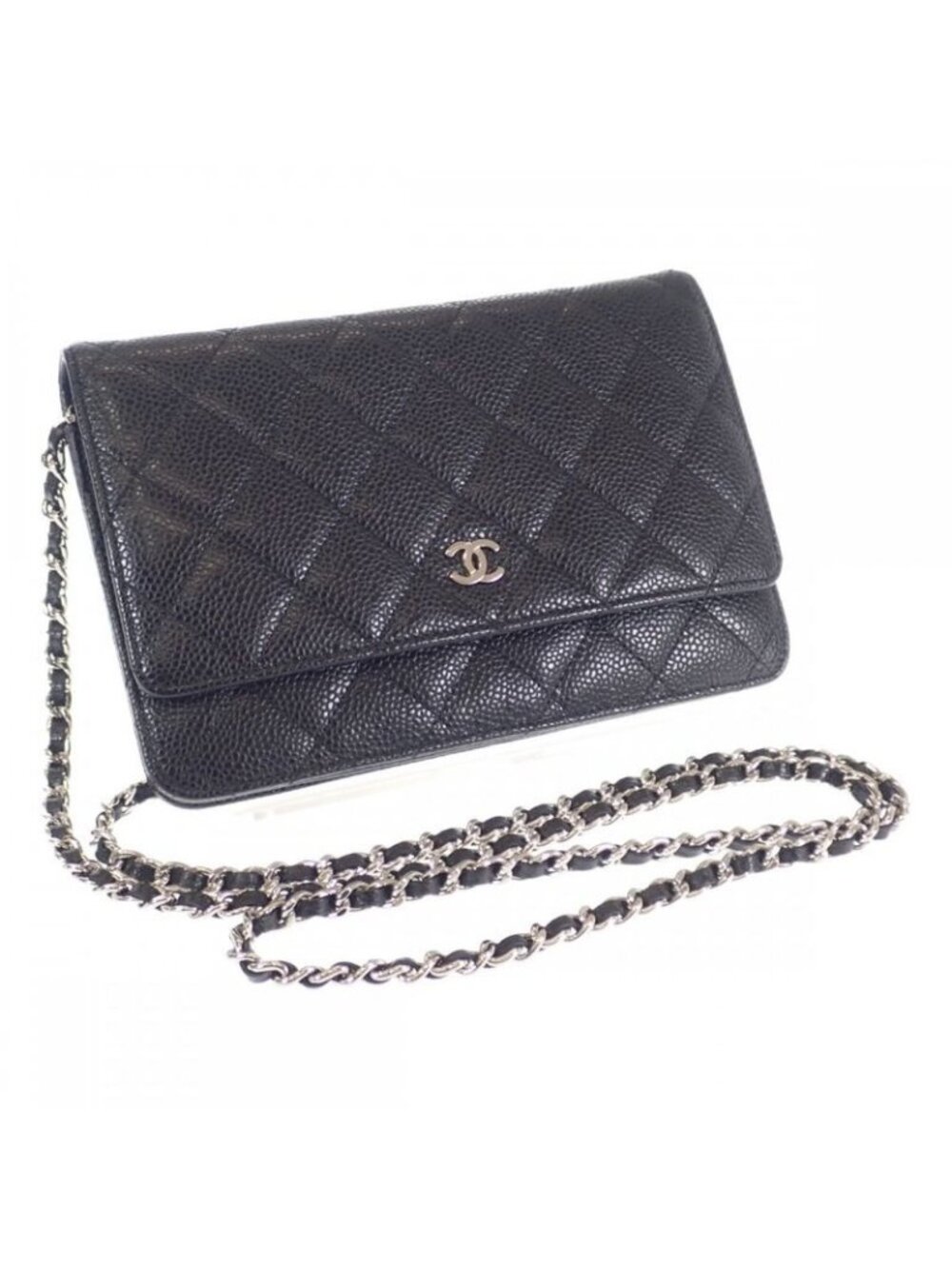 Chanel Quilted Classic Chain Wallet Coco Mark C3906 Long